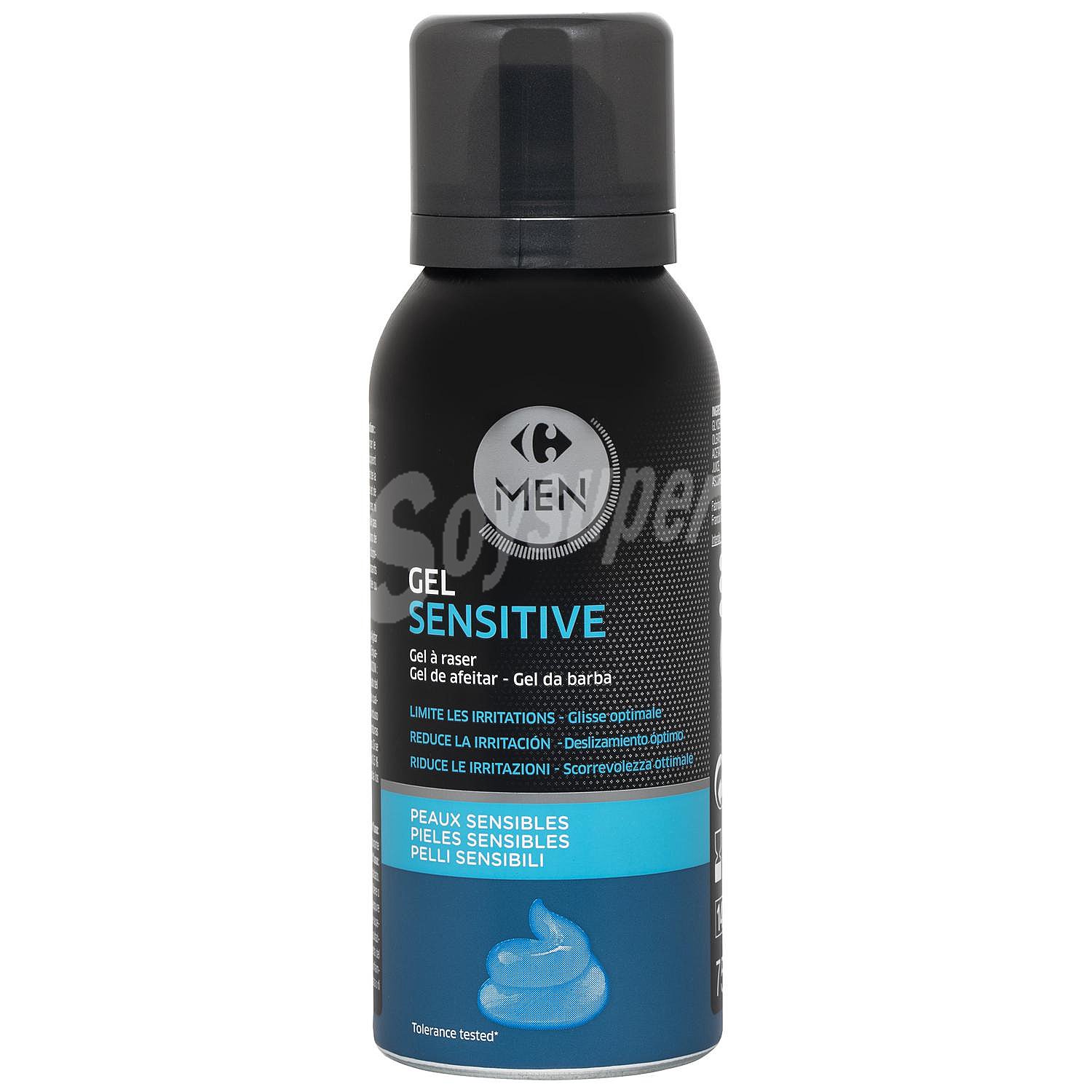 Gel de afeitado piel sensible Carrefour Men