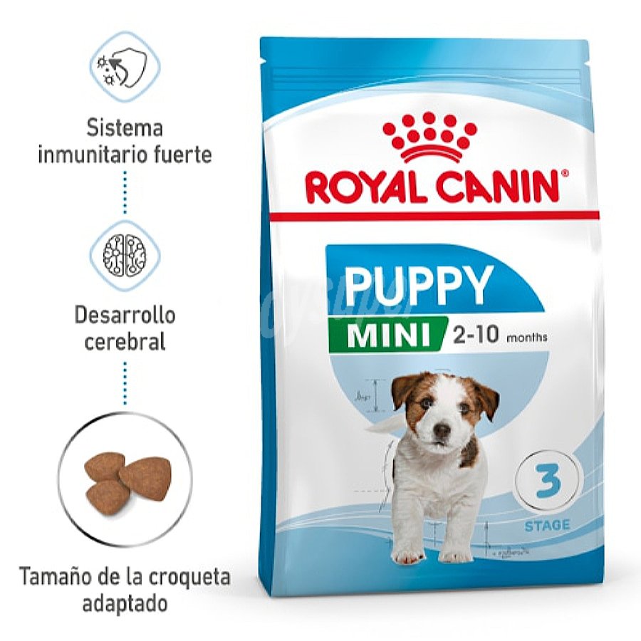 Puppy pienso para perros cachorros minis