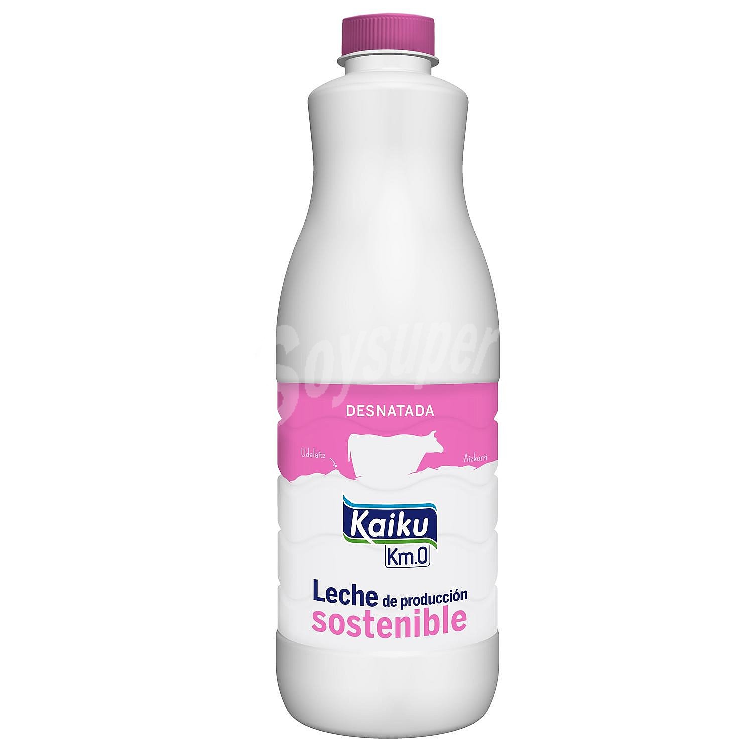 Leche desnatada Kaiku km.0