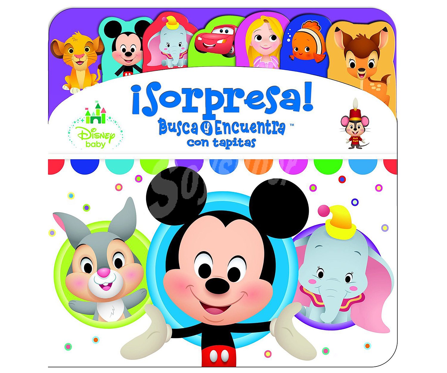 Disney Baby: busca y encuentra con tapitas. VV.AA. Género: infantil. Editorial: