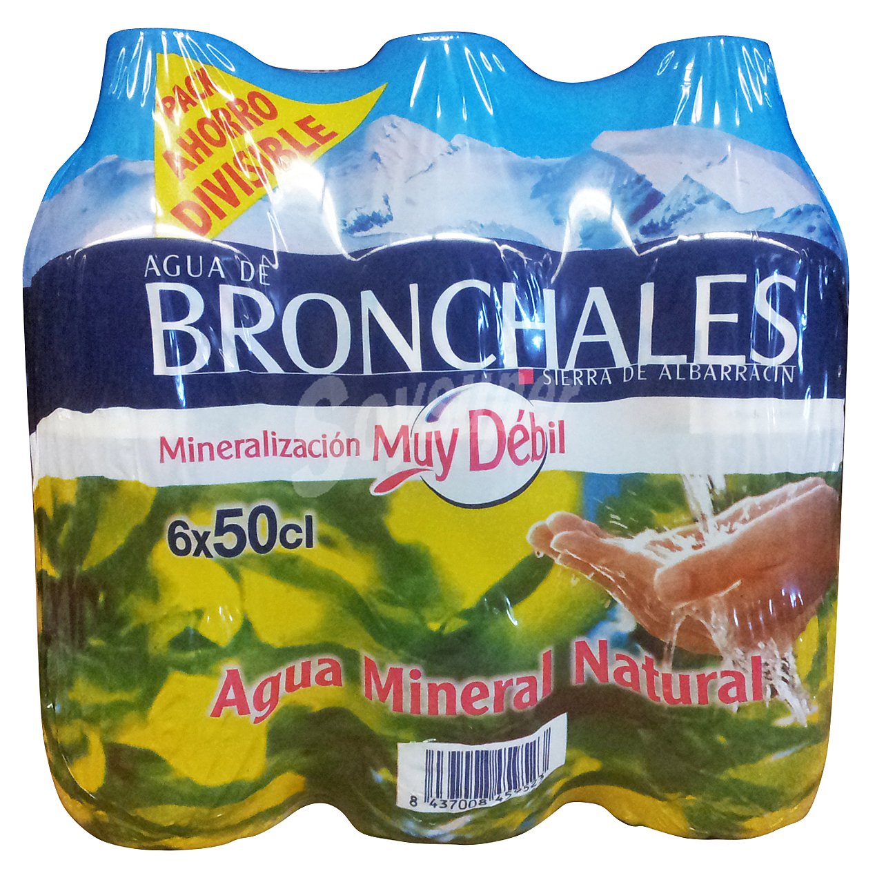 Agua mineral natural (mineralizacion muy debil)