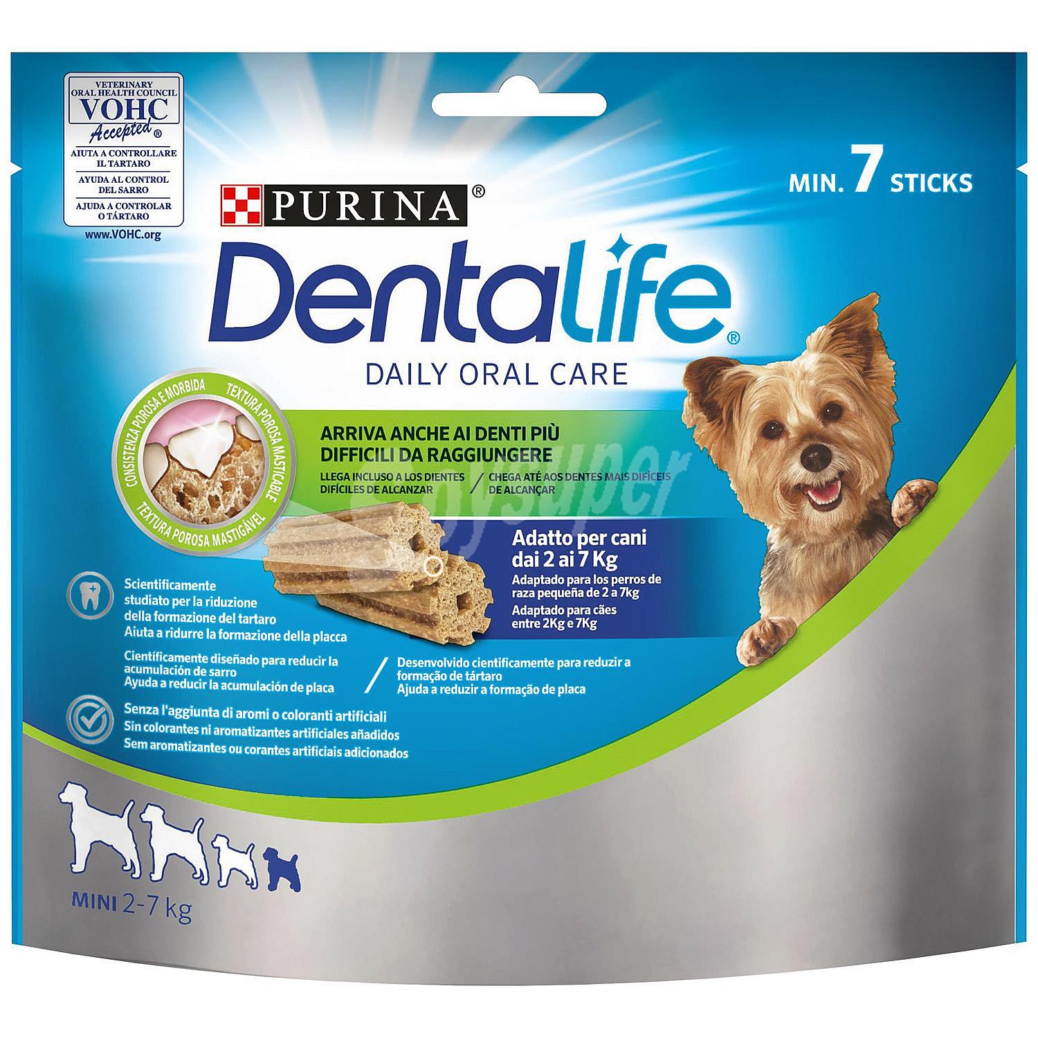 Stick oral para perros mini purina dentalife