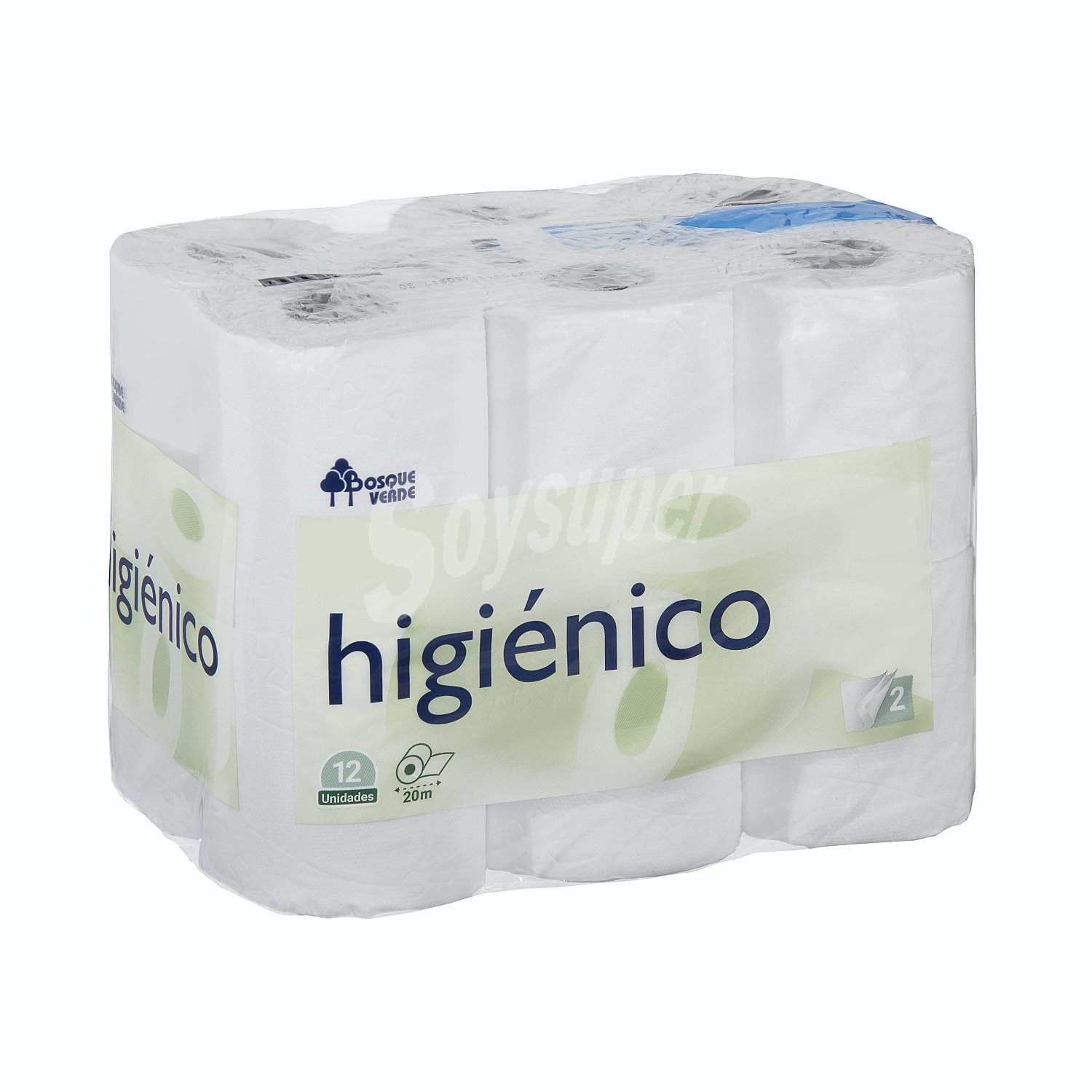 Papel higiénico 2 capas