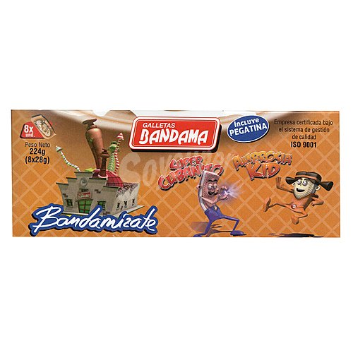 Bandama Galletas barquillo Cubanito con cacao bandama