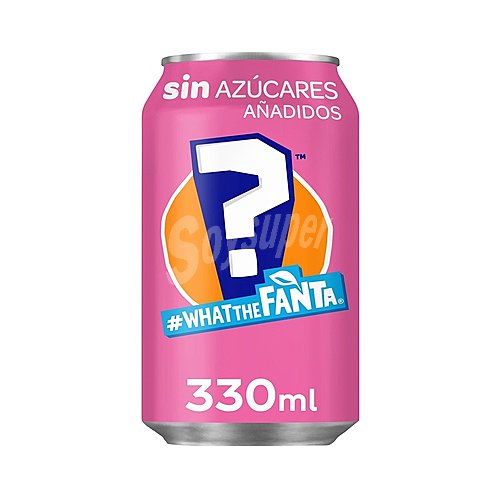 Fanta Refresco sabor misterioso 1, sin azúcares añadidos fanta what THE fanta