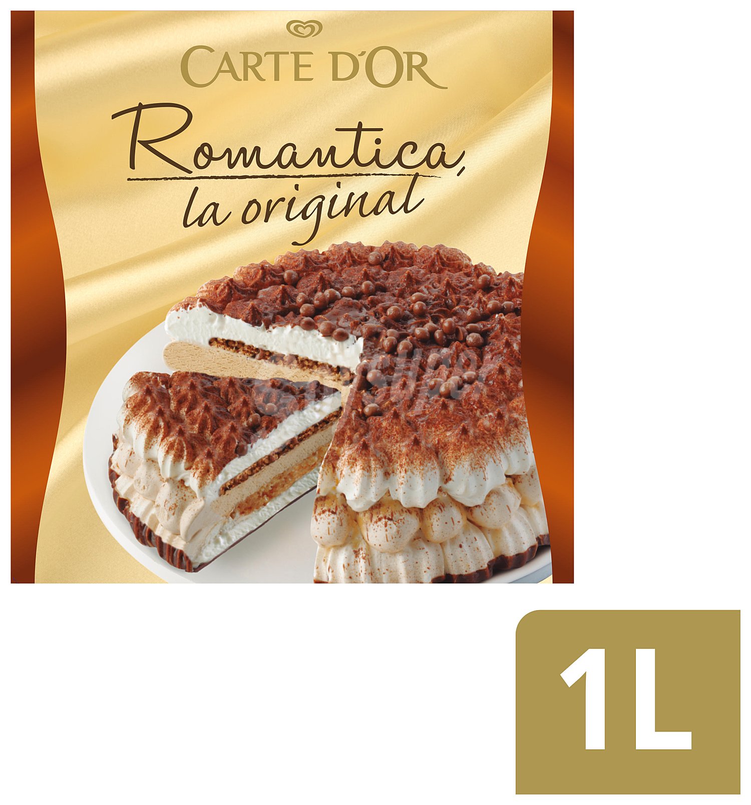 Tarta romantica sabor caramelo