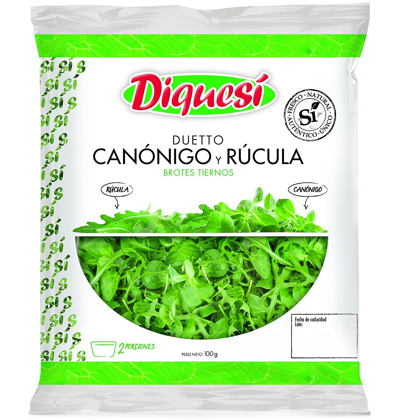 Ensalada duo canonigos y rucula