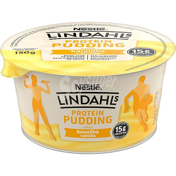 Pudding sabor vainilla con proteínas