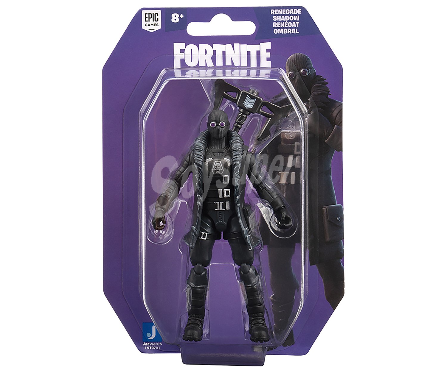 Figura articulada con arma fortnite.