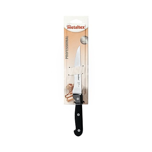 Cuchillo especial para deshuesar con hoja de acero inoxidable de 25cm. Profesional metaltex