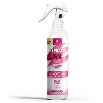 Spray absorbeolores aroma limpio Cristalinas