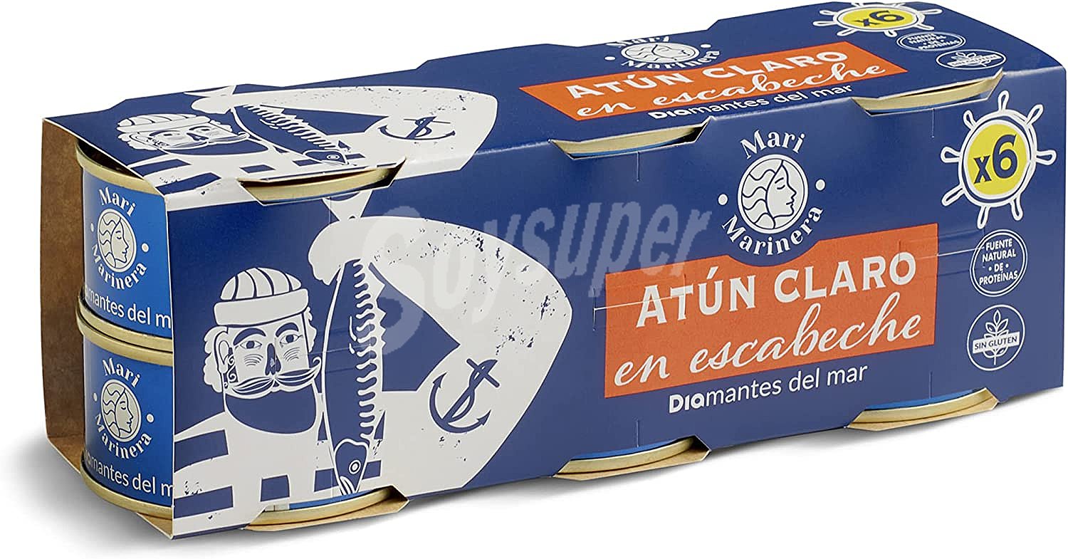 Atún claro en escabeche Mari Marinera lata