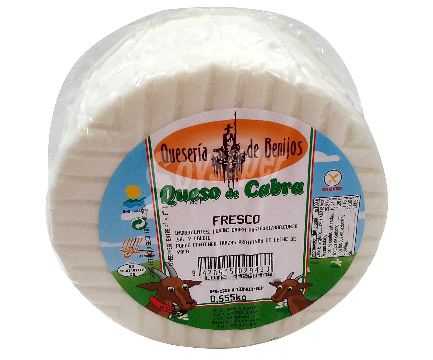 Queso Fresca de Cabra Benijos