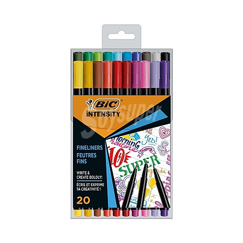 Rotuladores finos con 0,40mm de trazo para dibujo, BIC