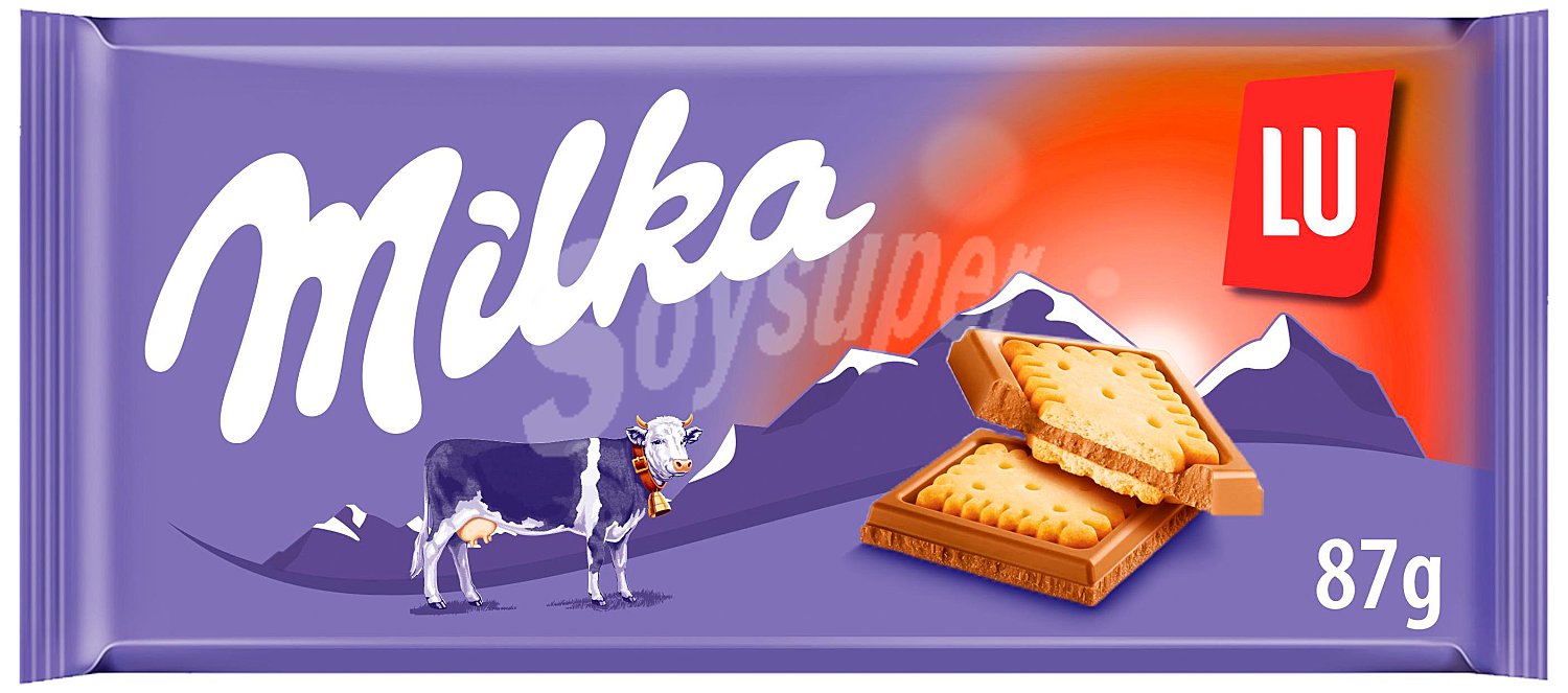 Chocolate con galleta Lu Milka