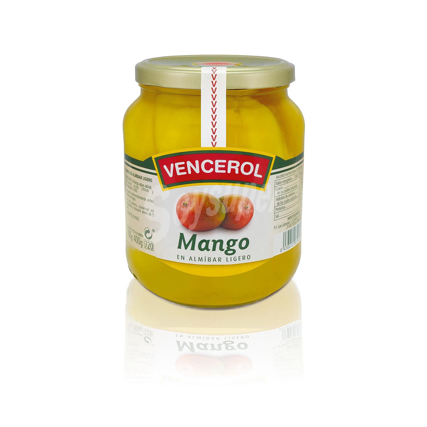 Mango en almíbar ligero Vencerol