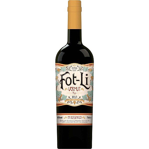 Vermut rojo artesano de Reus 19 botánicos