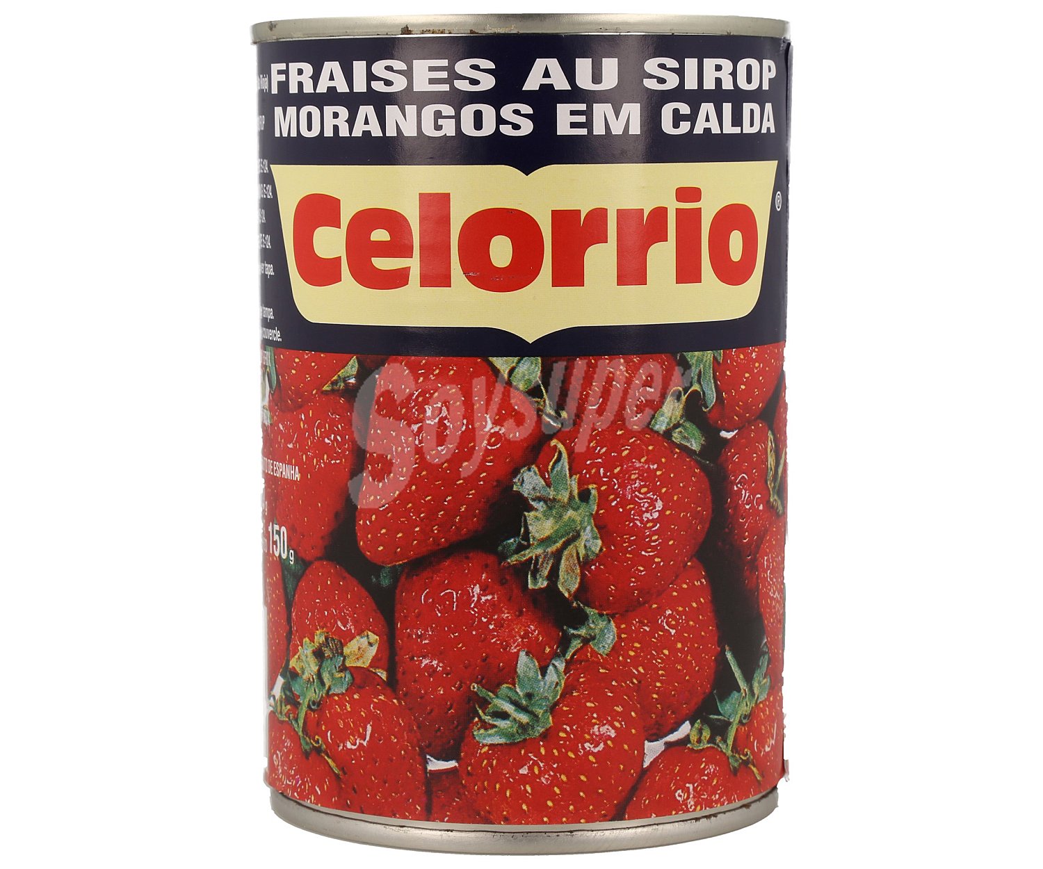 Fresas en almíbar 1ª