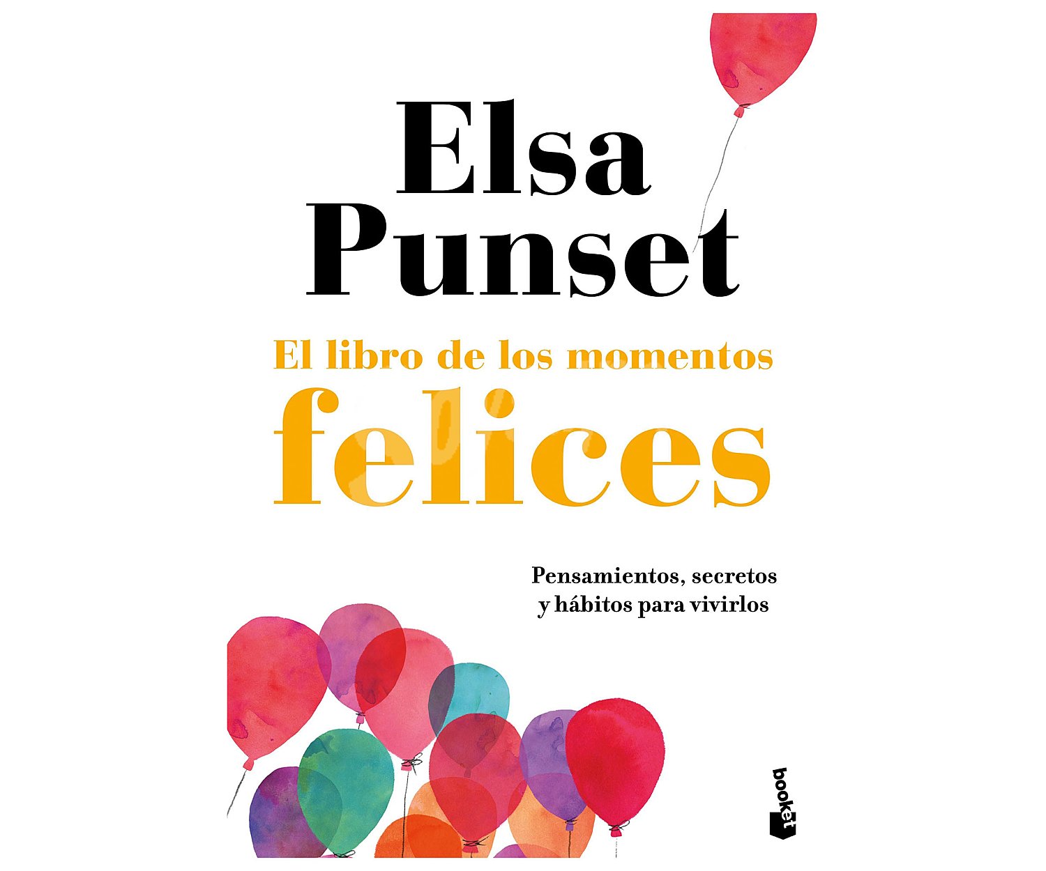 El libro de los momentos felices: Pensamientos, secretos y hábitos para vivirlos,elsa punset. género:autoayuda,editorial: Destino.