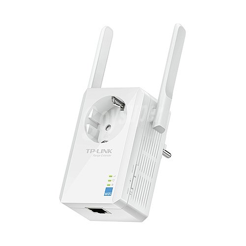 Extensor de cobertura Wi-Fi tp-link TL-WA860RE, 300Mbps, 2 antenas, puerto Ethernet, enchufe extra