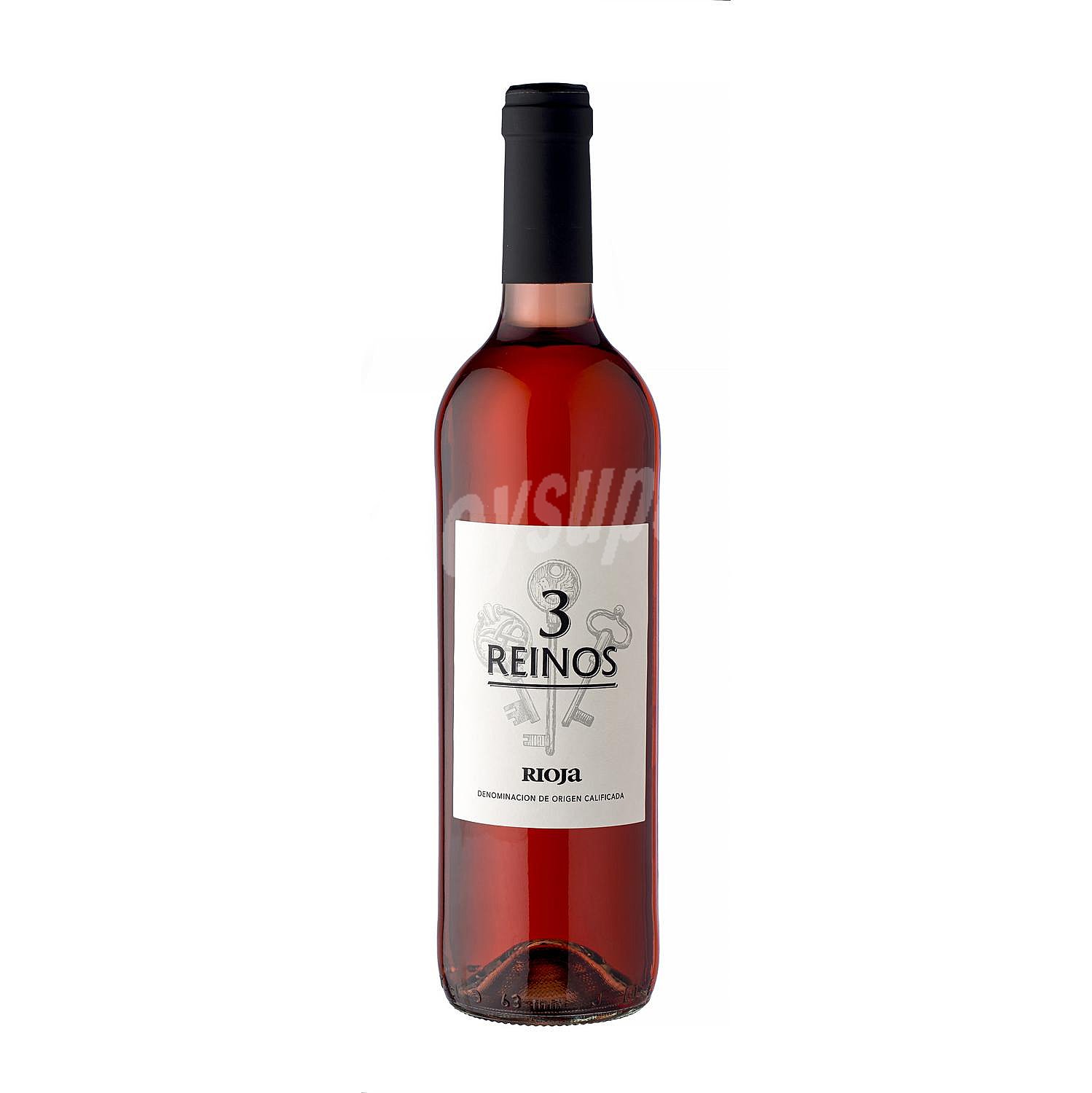 Vino rosado joven Tres Reinos d.o.ca. Rioja