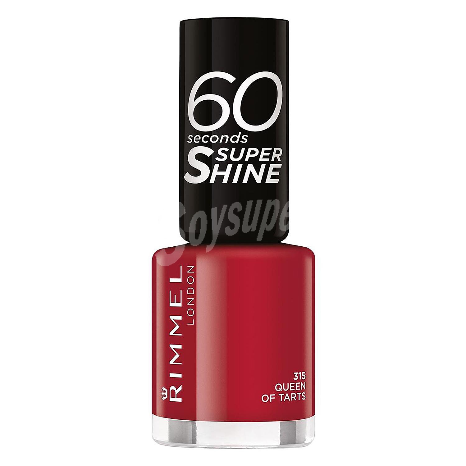 Esmalte de uñas tono 315 Queen of tarts rimmel 60 seconds super shine