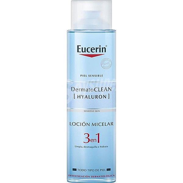 Dermatoclean solución micelar 3 en 1 para una higiene facial completa con alta eficacia limpiadora y de muy alta tolerabilidad