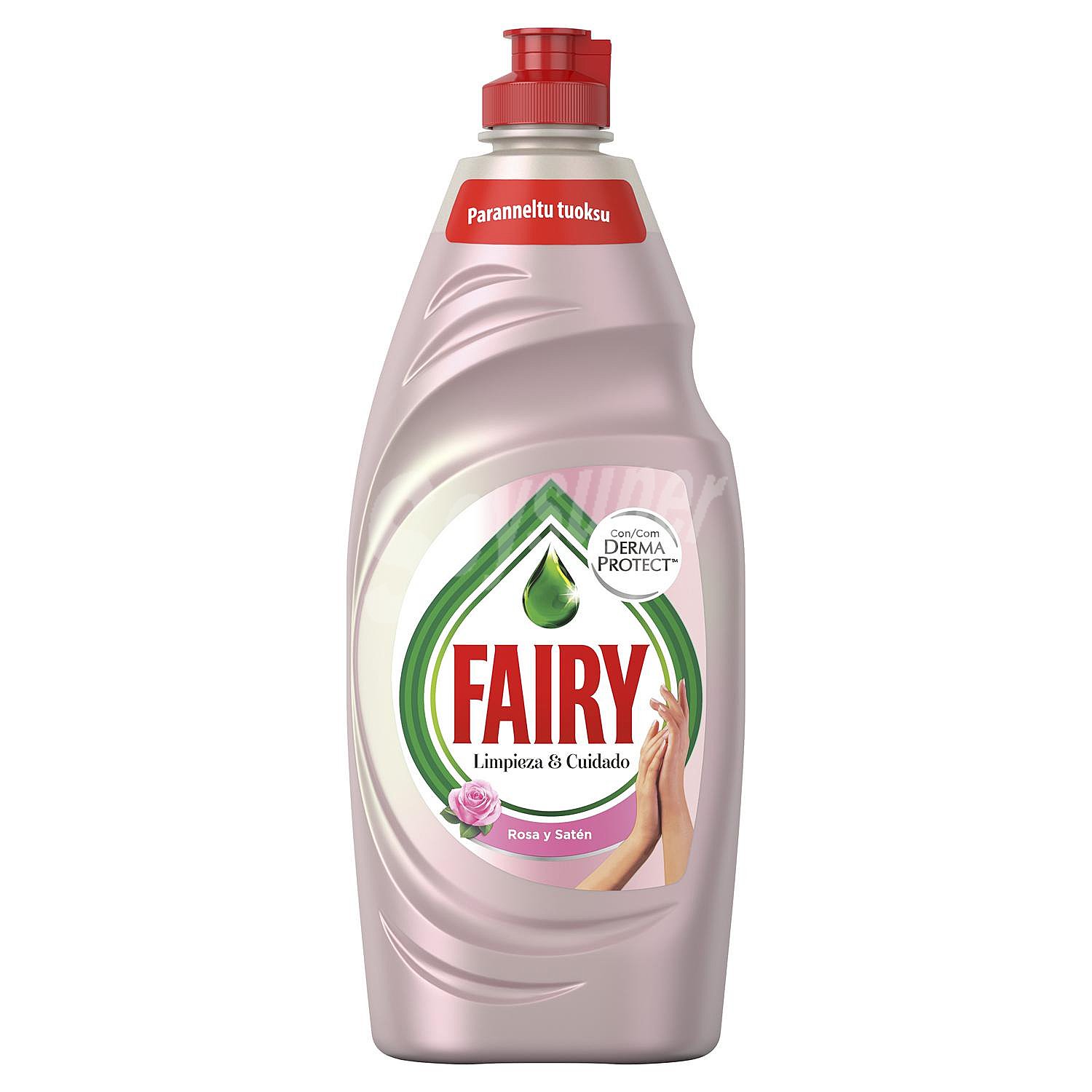 Lavavajillas concentrado a mano aroma rosa y satén Limpieza y Cuidado Fairy