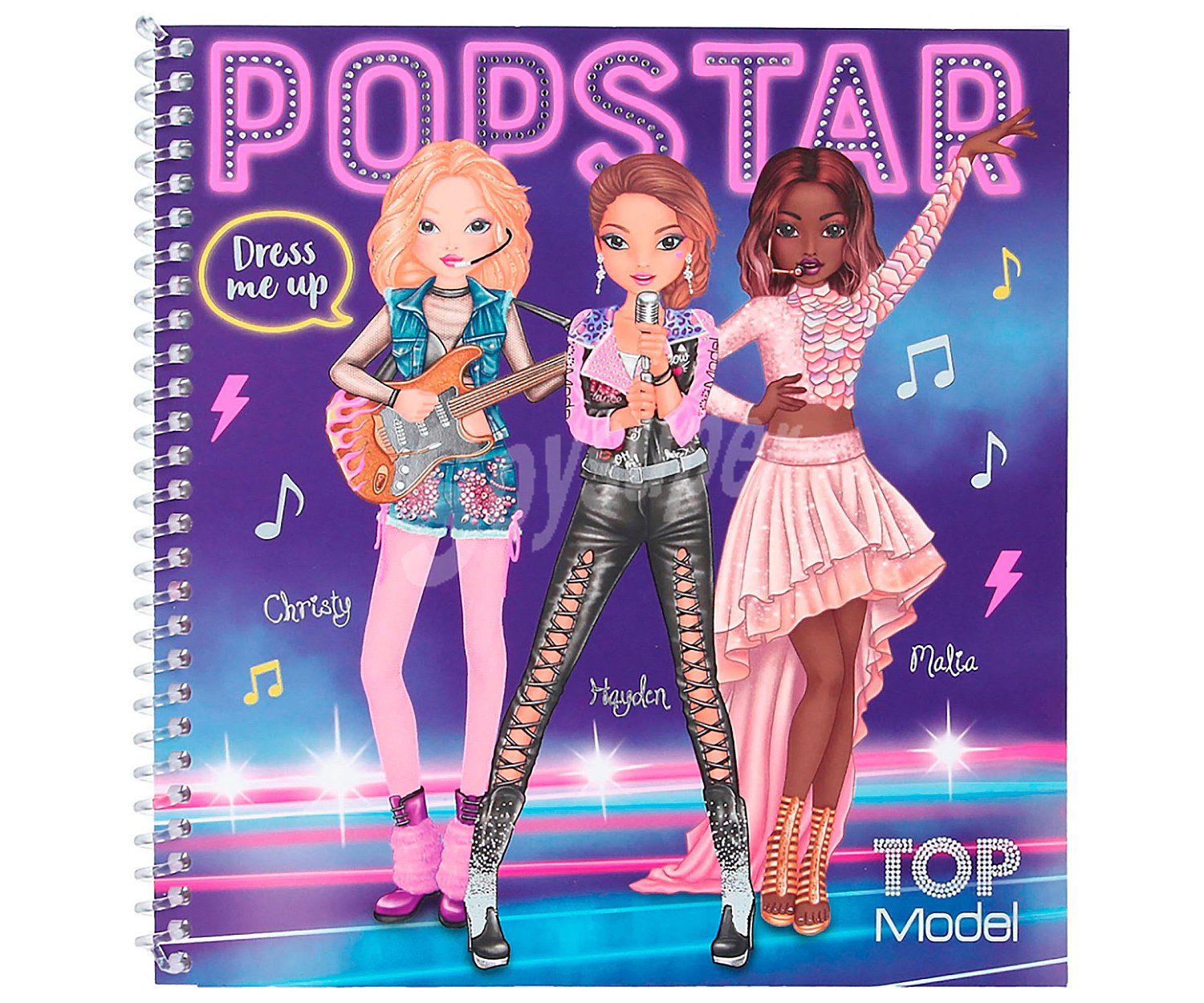 Top Model: Popstar dress me up, VV. AA. Género: infantil. Editorial Depesche.