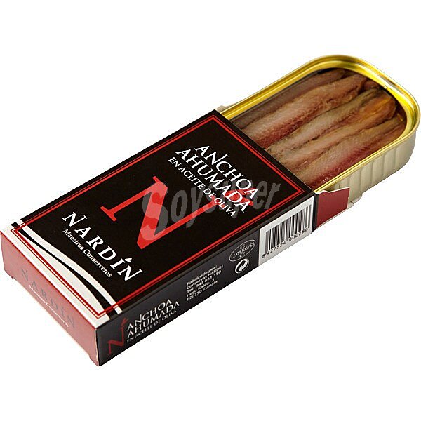 Anchoa ahumada en aceite de oliva lata 60 g neto escurrido