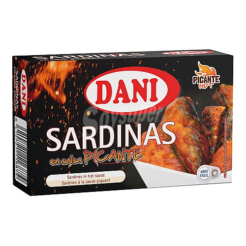 Dani Sardinas en salsa picantes dani