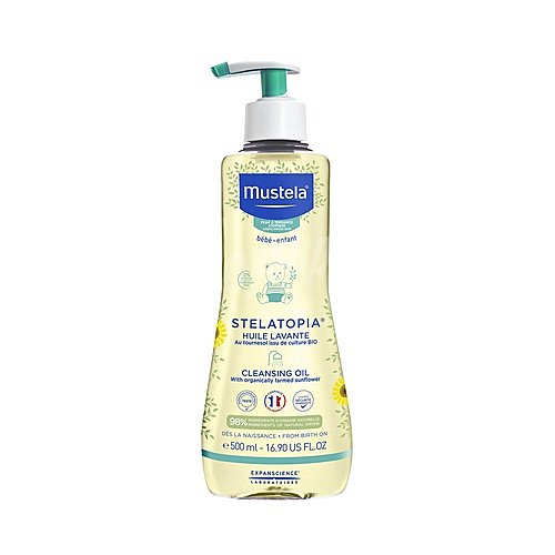 Mustela Aceite de baño y ducha con acción relipidizante, especial pieles atópicas mustela Stelatopia