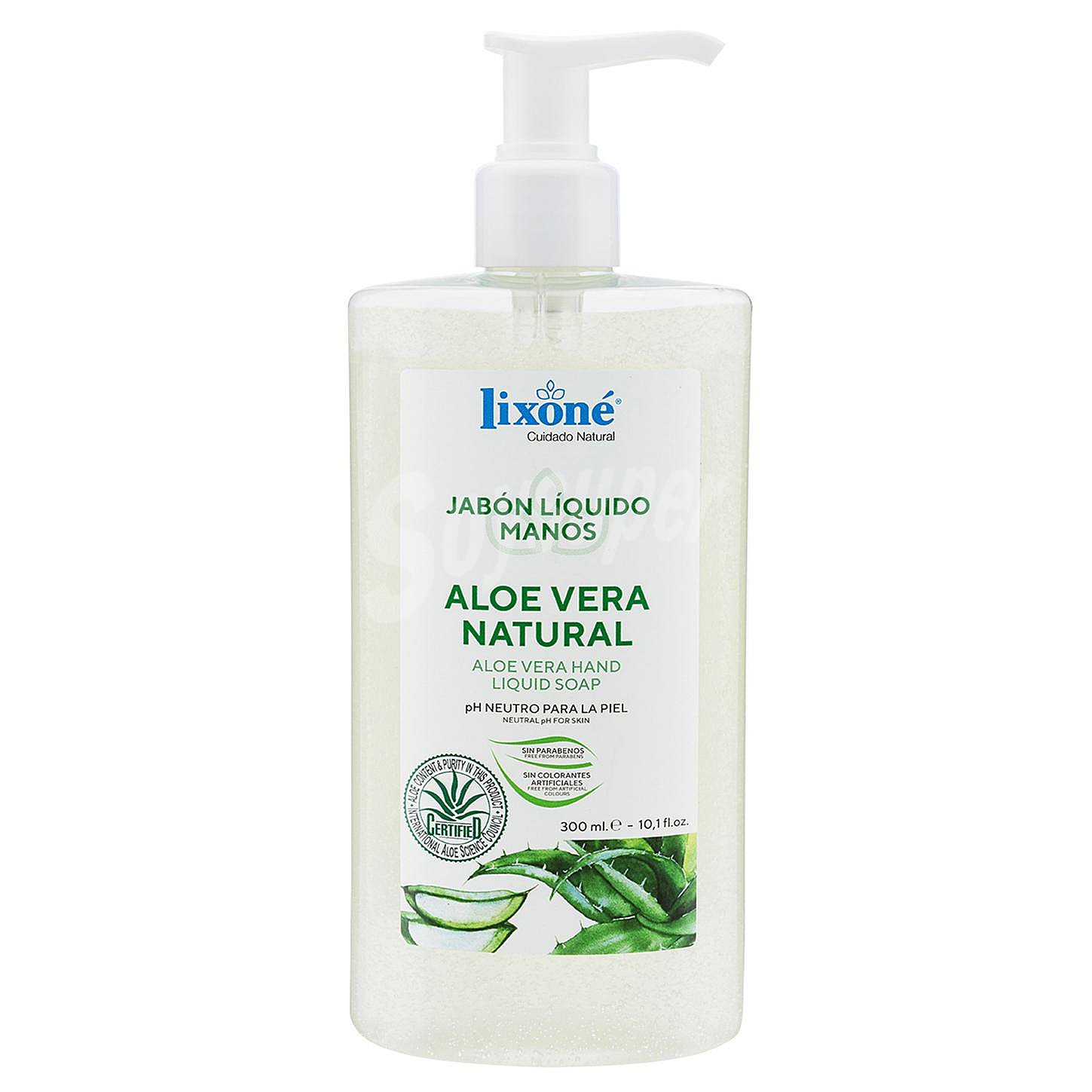 Jabón liquido manos con aloe vera