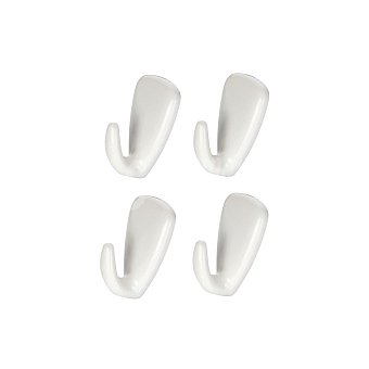 Perchas Adhesivos de Plástico tescoma Presto 3cm - Blanca