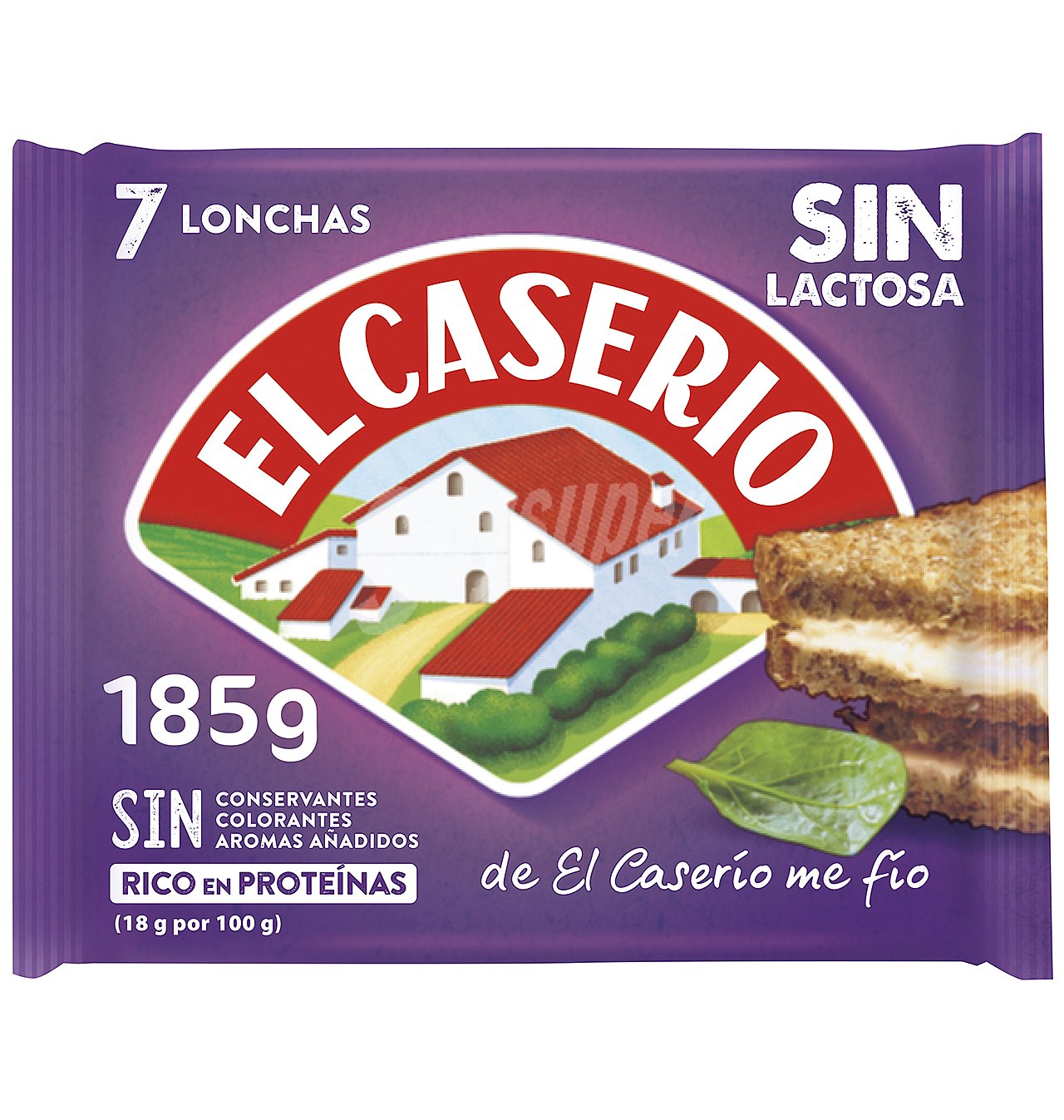 Queso lonchas sin lactosa