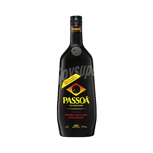 Passoá Licor de fruta de la pasión procedente de Brasíl passoá