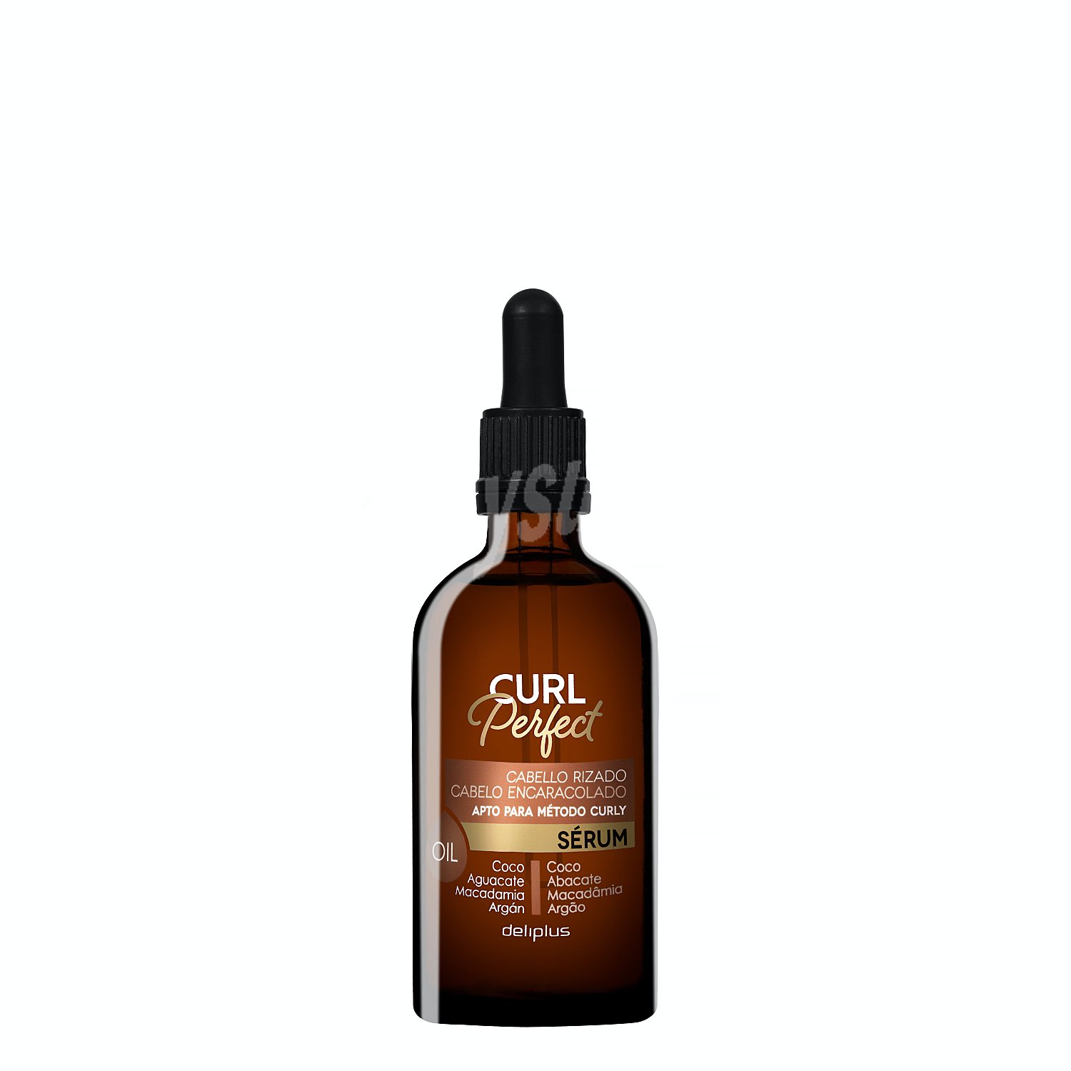 Tratamiento serum oil curl perfect cabello rizado (brillo, sella las puntas y combate el encrespamiento)