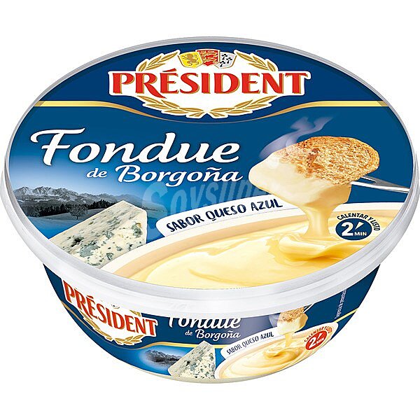 Fondue de Borgoña sabor queso azul