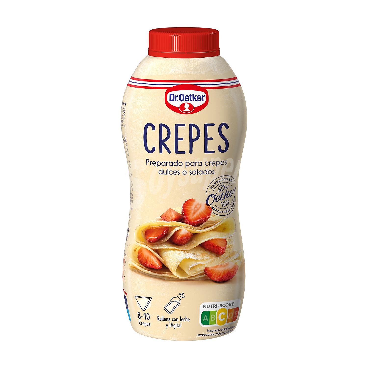 Preparado para crepes Dr. Oetker