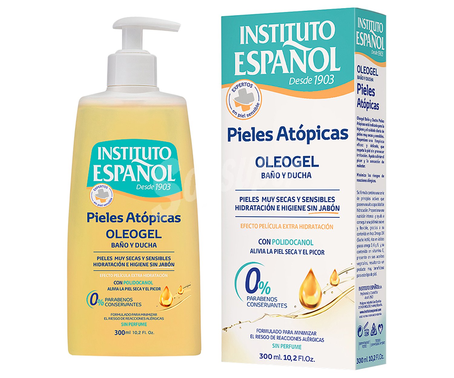 Oleogel para baño o ducha, especial pieles muy secas y sensibles o atópicas