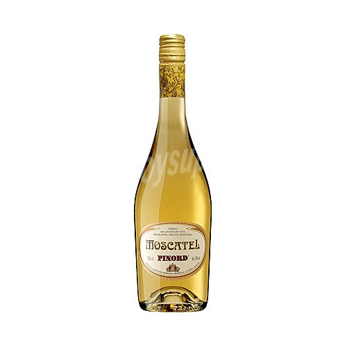 Pinord Vino de licor de uva Moscatel dulce natural pinord