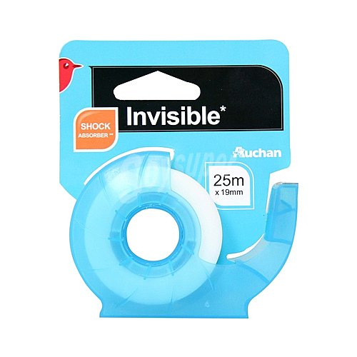 Rollo Celo Cinta invisible+dispensador 19mmx25M alcampo