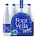 Agua mineral con gas font vella, botella 1 litro