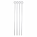 Set 4 Brochetas de Acero Inoxidable Barbacoa