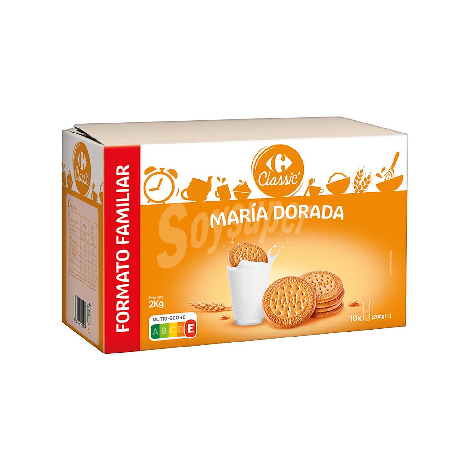 Galletas María dorada Carrefour