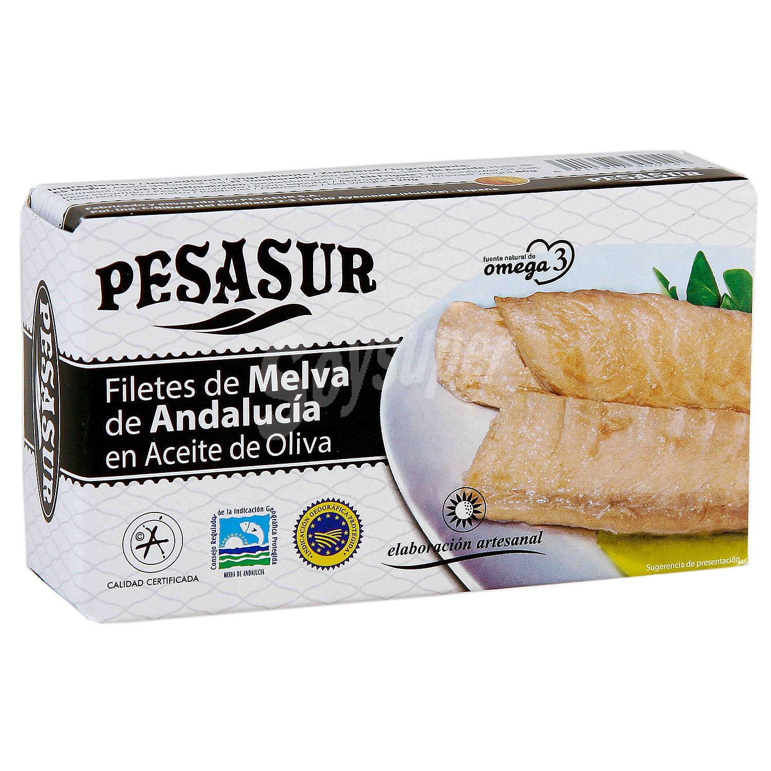 Filetes de melva en aceite de oliva