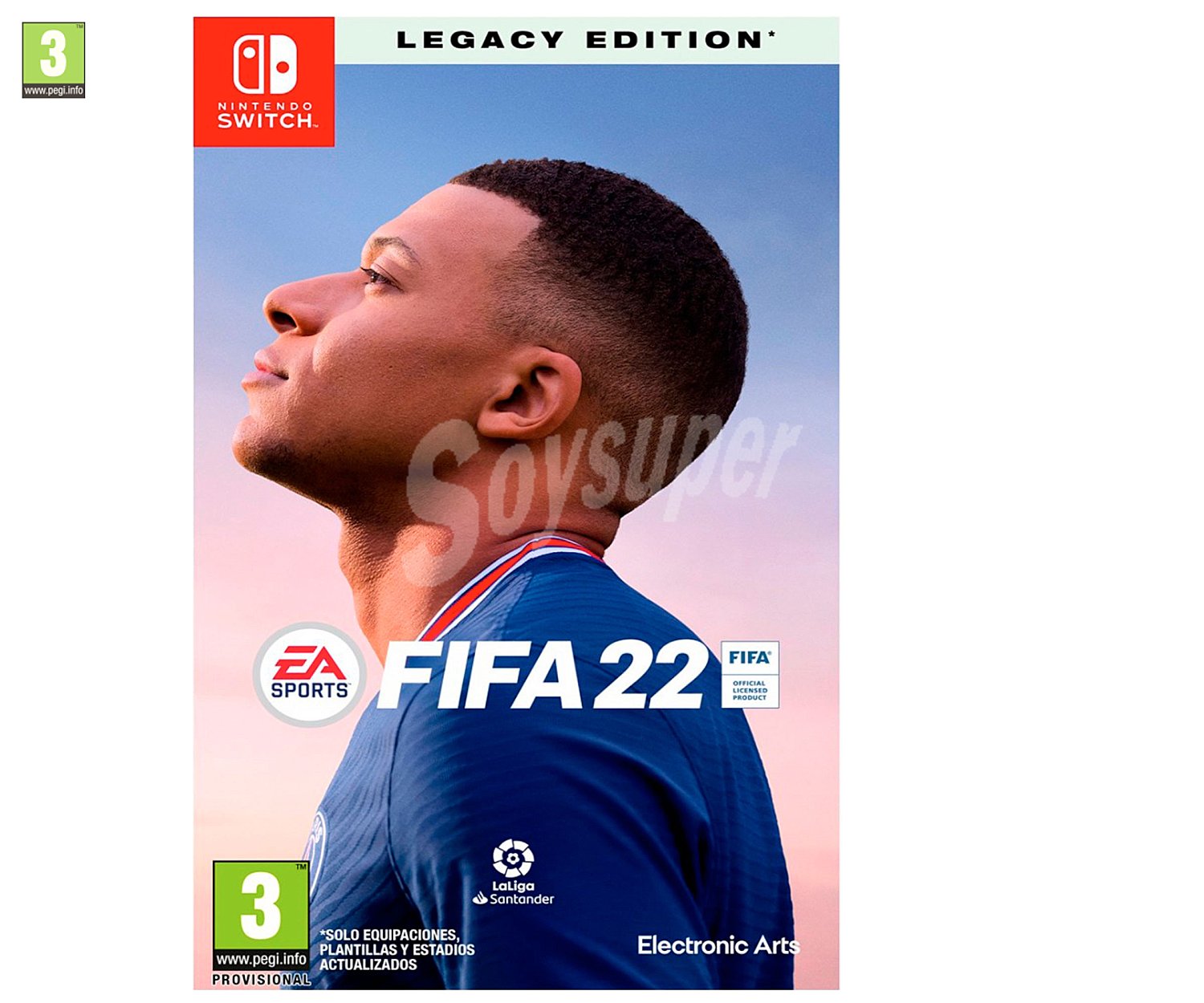 Fifa 22 para Nintendo Switch, Legacy Edition. Género: fútbol, deportes. pegi: +3.