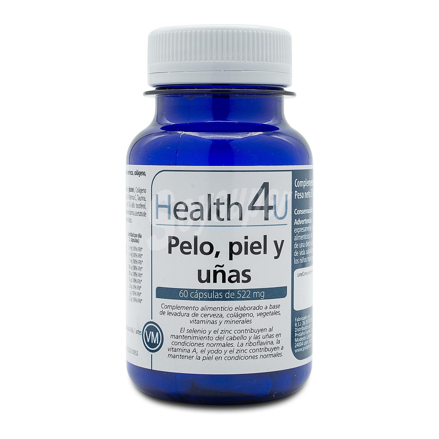 Health pelo, piel y uñas 60 ud