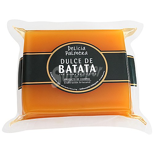 Delicia palmera Dulce de batata con aroma de vainilla, delicia palmera