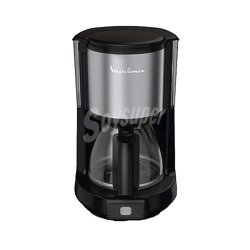 Cafetera de goteo moulinex FG3708 subito select, 15 tazas, jarra de cristal, antigoteo, nivel de agua visible